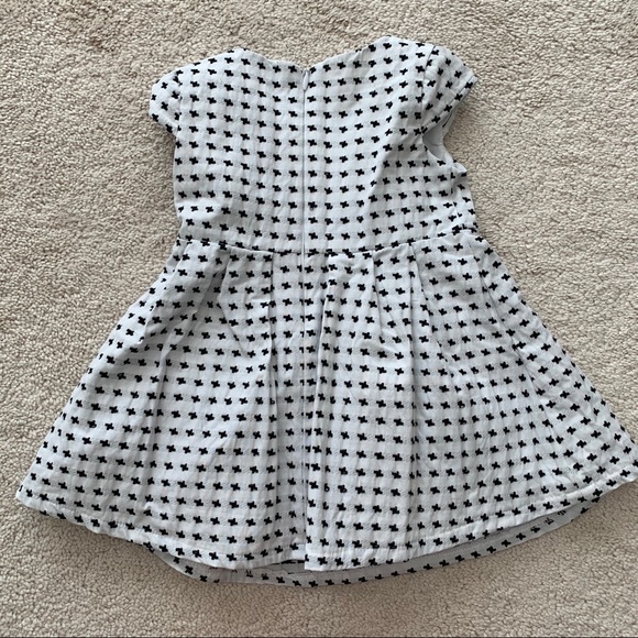 European brand black and white dress - Picture 3 of 3